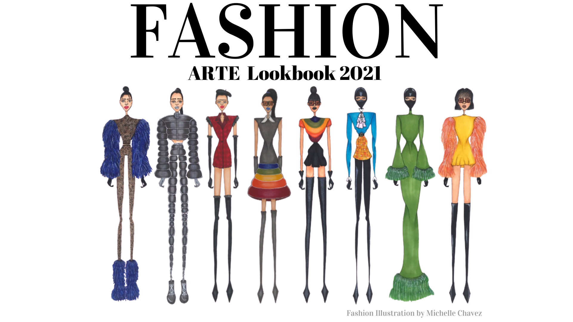 fashion arte lookbook flyer